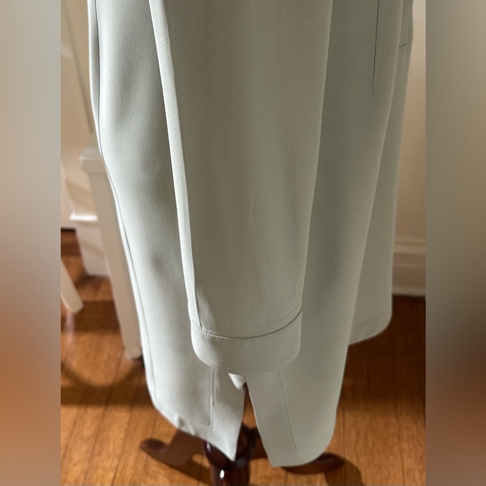 Akris for Saks Fifth Avenue Sage Green Long Sleeve Dress - Picture 5 of 16